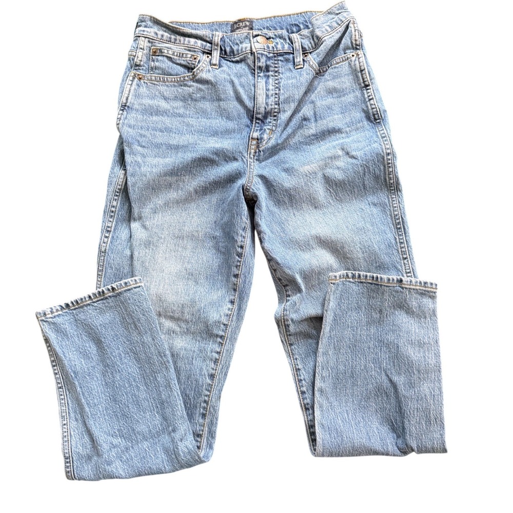 J.Crew High-Rise Classic Vintage Jeans in Re-Imagined Blue Denim AW392 Size 27